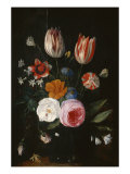 Buy Vase of Flowers with Tulips, Roses and Carnation at AllPosters.com