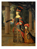 Buy Maria Theresa of Austria, Queen of France, with the Dauphin at AllPosters.com