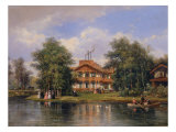 Buy Palazzino of the Porte Jaune at the Bois de Vincennes, 1862 at AllPosters.com