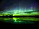 Aurora Near the Village of Clyde, Alberta, Canada Photographic Print