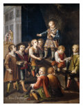 Saint Louis Gonzaga and children, 1621