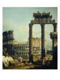 Roman Caprice with the Colosseum