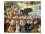 Buy Procession of the Magi: Wall with Lorenzo, detail (Procession with Members of the Medici Family) at AllPosters.com