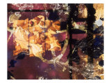 Abstract Image in Yellow, Black, and Magenta