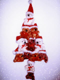 Christmas Tree Made from Teddy Bears