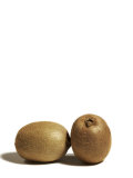 Kiwi Fruits on White Background