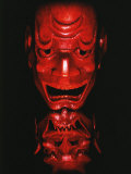 Red Devil Mask, Reflected Photographic Print