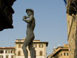 Buy Copy of Michelangelo's David in the Piazza Della Signoria at AllPosters.com