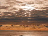 Buy Cloudy, Orange Skies over Body of Water at AllPosters.com