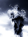 Angel Statue in the Clouds