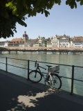 Kappelbrucke or Chapel Bridge, Europe's Oldest Covered Wooden Bridge