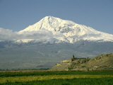 View of Mt. Ararat and the Monastery of Khor Virap