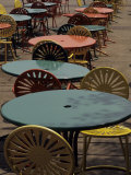 Buy Colorful 'sunburst' Tables and Chairs Alongside Lake Mendota at AllPosters.com