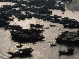 Buy Elevated View of the Fishing Village of Sanya at AllPosters.com