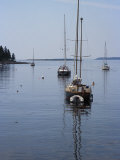 Buy Moored Sailboat Near New Harbor, Maine at AllPosters.com
