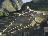 Buy View of Stone Terraces at Machu Picchu at AllPosters.com
