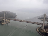 Aerial View of Hong Kong's Kap Shui Mun Bridge