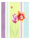 Flowers and Stripes I