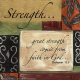 Words To Live By, Décor, Strength