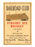 Railroad Club Straight Rye Whiskey