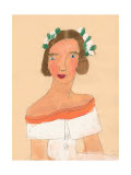 Buy Lady with Flowers In Hair at AllPosters.com