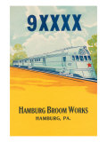 Bullet Train Broom Label