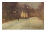 Nocturne In Gray and Gold, Snow In Chelsea