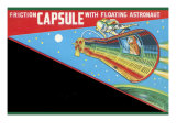 Friction Capsule with Floating Astronaut
