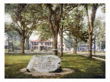 Line of the Minute Men Memorial Lexington Massachusetts
