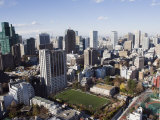 Central Tokyo City Skyline View from Tokyo Tower, Tokyo, Japan, Asia