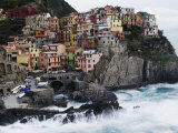 Clifftop Village of Manarola, Cinque Terre, UNESCO World Heritage Site, Liguria, Italy, Europe
