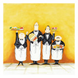 Hors d'ouevres Are Served