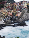 Clifftop Village of Manarola, Cinque Terre, UNESCO World Heritage Site, Liguria, Italy, Europe