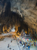 Hindu Shrine in Temple Cave at Batu Caves, Kuala Lumpur, Malaysia, Southeast Asia, Asia