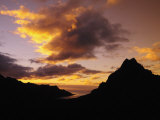 Opunohu Bay and Mount Rotui, Moorea, French Polynesia, South Pacific Ocean, Pacific