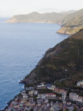 Village of Riomaggiore, Cinque Terre, UNESCO World Heritage Site, Liguria, Italy, Europe