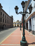 Street Near the Main Train Station, Lima, Peru, South America