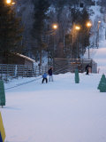 Buy Children at Ski School at Dusk, Pyha-Luosto Ski Resort, Finnish Lapland, Finland, Scandinavia at AllPosters.com