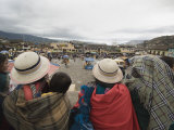 Buy Plaza 15 De Mayo at Carnival Time in the Provincial Town of Guaranda, Bolivar Province, Ecuador at AllPosters.com