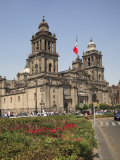 Metropolitan Cathedral, Zocalo, Mexico City, Mexico, North America