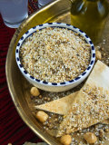 Dukkah (Dokka), Dry Mixture of Chopped Nuts, Seeds and Arabic Spices and Flavors, Egypt, Africa