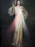 Jesus of Mercy Painting in San Spirito in Sassia Church, Rome, Lazio, Italy, Europe