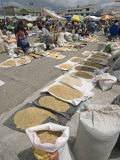 Buy Market in Saquisili, North of Latacunga, Cotopaxi Province, Central Highlands, Ecuador at AllPosters.com