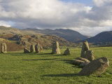 Buy St. Johns in Vale and the Helvellyn Range from Castlerigg Stone Circle, Cumbria, England at AllPosters.com
