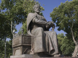 Statue of Powerful King Amur Timur, Samarkand, Uzbekistan, Central Asia