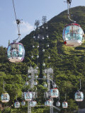 Cable Car in Ocean Park, Hong Kong Island, Hong Kong, China, Asia
