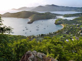View of Falmouth Harbour from Shirley Heights, Antigua, Leeward Islands, West Indies, Caribbean