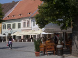 Mica Square, Sibiu, Transylvania, Romania, Europe