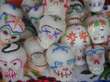 Sugar Candy Skulls, Day of the Dead, Patzcuaro, Michoacan State, Mexico, North America