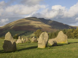Buy St. Johns in Vale and the Helvellyn Range from Castlerigg Stone Circle, Cumbria, England at AllPosters.com